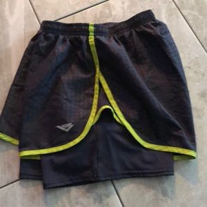 PONY LONG LINING  RUNNING SHORTS/ L